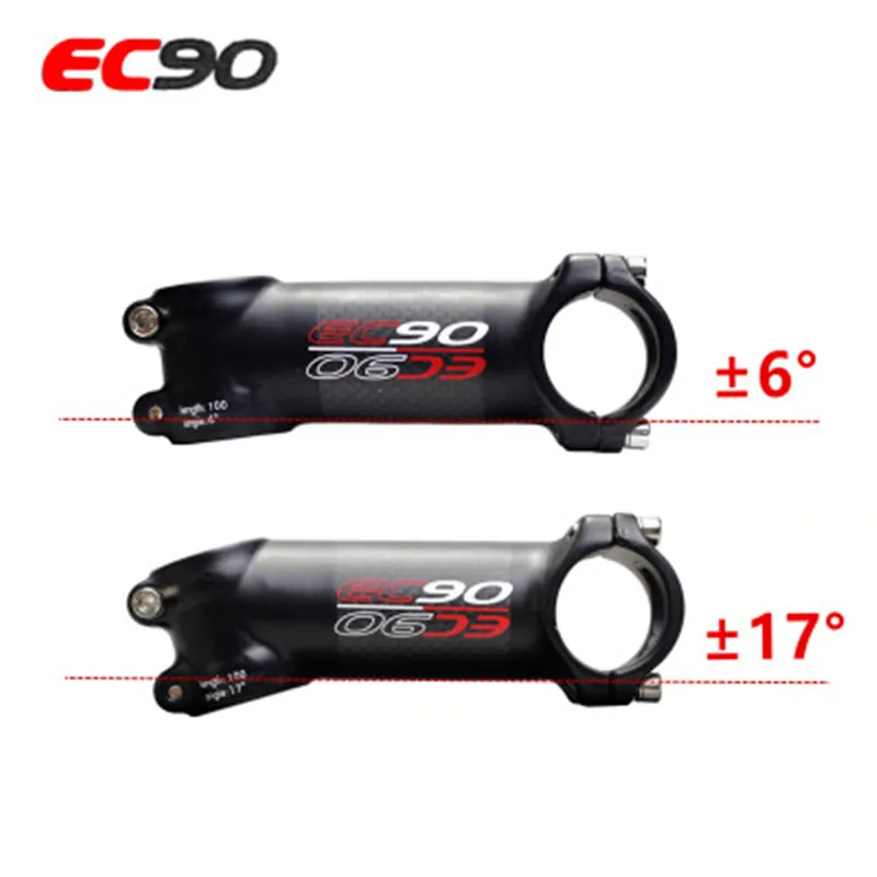 

EC90 New aluminum + carbon fiber riser rod Stem carbon fiber Bicycle Stem carbon handle 28.6-31.8MM 6degree 17 degree