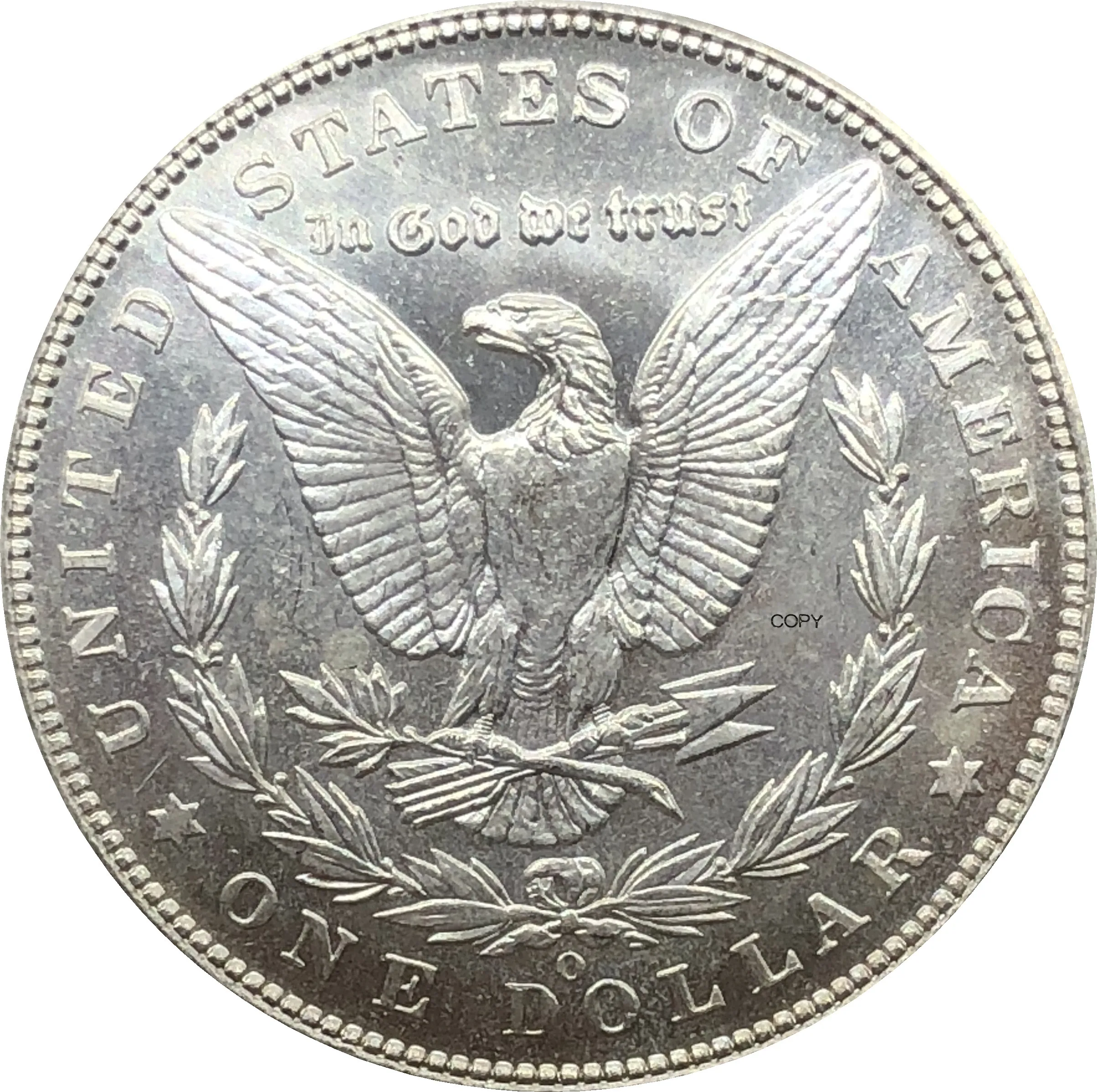 

United States Of America 1885 O Morgan One Dollar US Coin Liberty Cupronickel Silver Plated In God We Trust Copy Coin