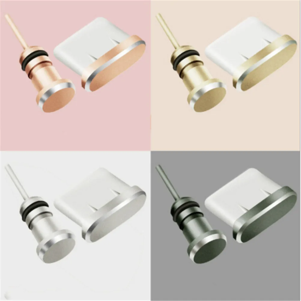 

Dust Plus For iPhone X 8 7 6S Plus For Android Type C Charging Port Earphone Jack USB Dust Plug Set For Android Type-C 1 set