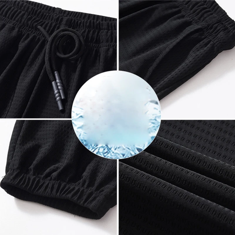 

Teenage Boys Short 2020 Summer Thin Mesh Shorts for Boys Loose Sport Ice Silk Big Boys Shorts 130-180cm BC983