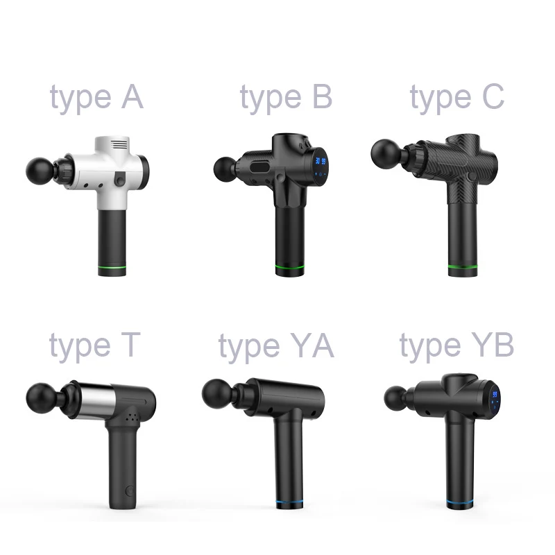 

Electric Massage Fascia Gun Relaxing Muscle Fitness Deep Vibration Neck Back Pain Relief Fascia Gun Masajeador 20 Gears 6 Heads