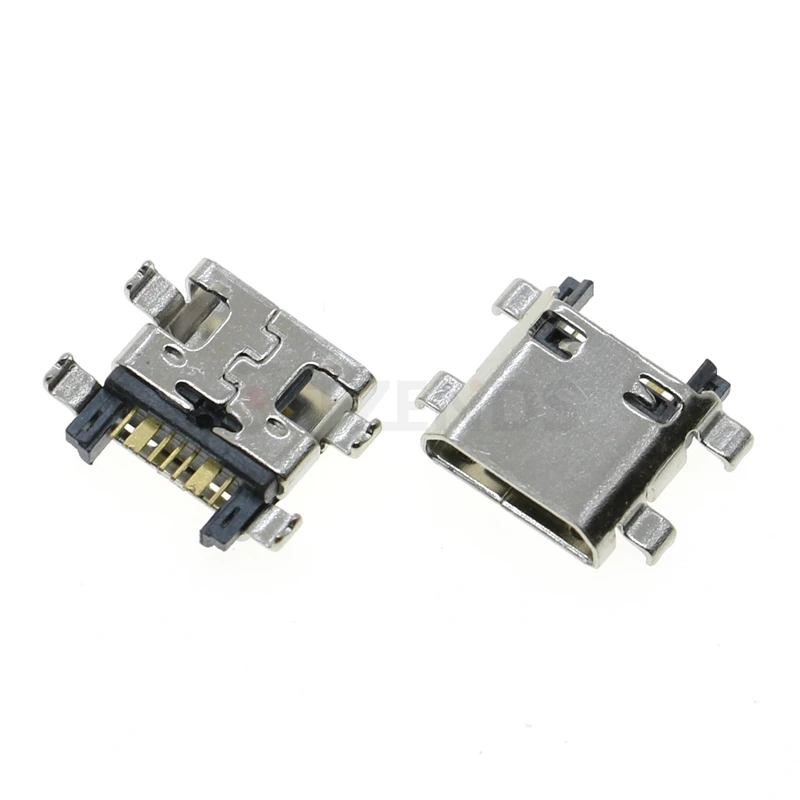 100pcs New Micro USB 7pin Connector Mobile Charging port tail plug For Samsung I8262 J5 Prime On5 G5700 J7 Prime G6100 G530 G532