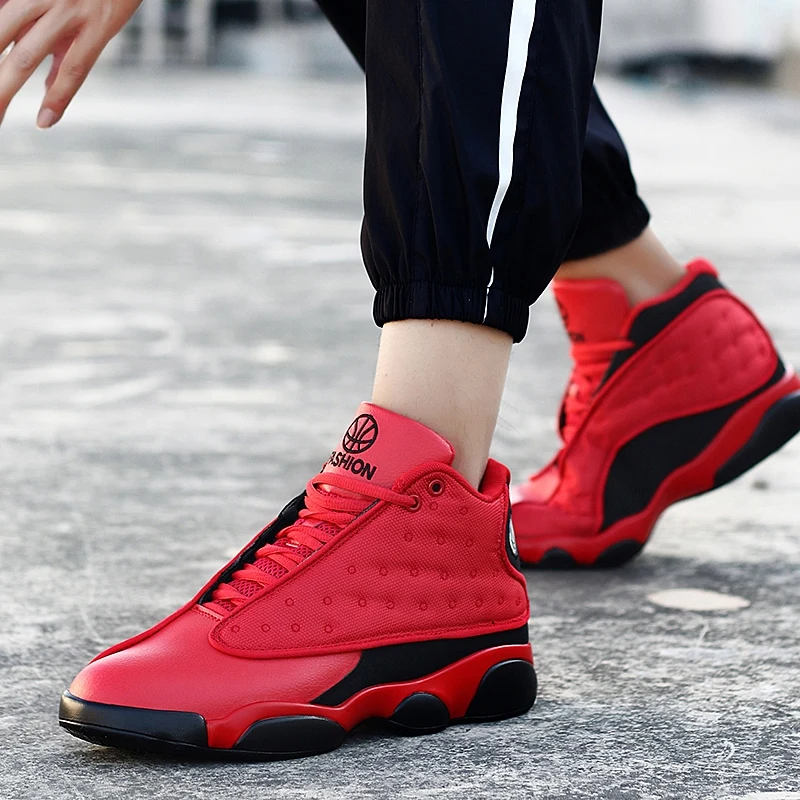 Man Schoenen Professionele High-Top Laarzen Ademend Basketbal Schoenen Man Trainers Mannen Sneakers Outdoor Sport Schoenen