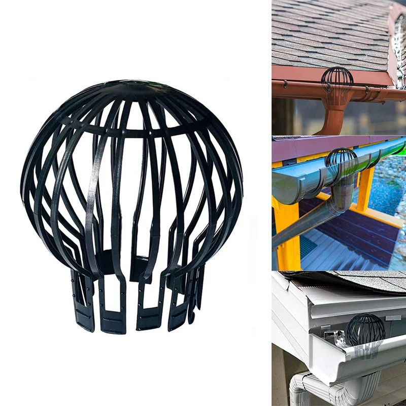 

Downpipe Filter Plastic Roof Gutter Balloon Guard Filters for Most Household Downpipes Garden Protective Cover