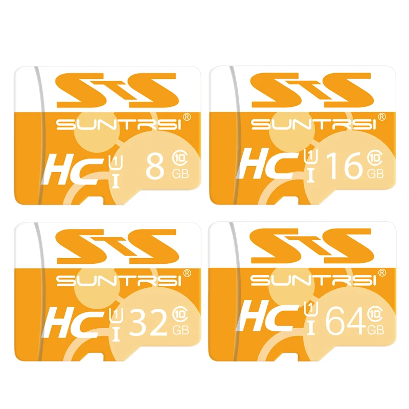 Suntrsi Microsd 64GB 32GB Class 10 C10 High Speed Memory Card suit for Phones Cameras Micro SD 16GB 8GB Original Genuine package |
