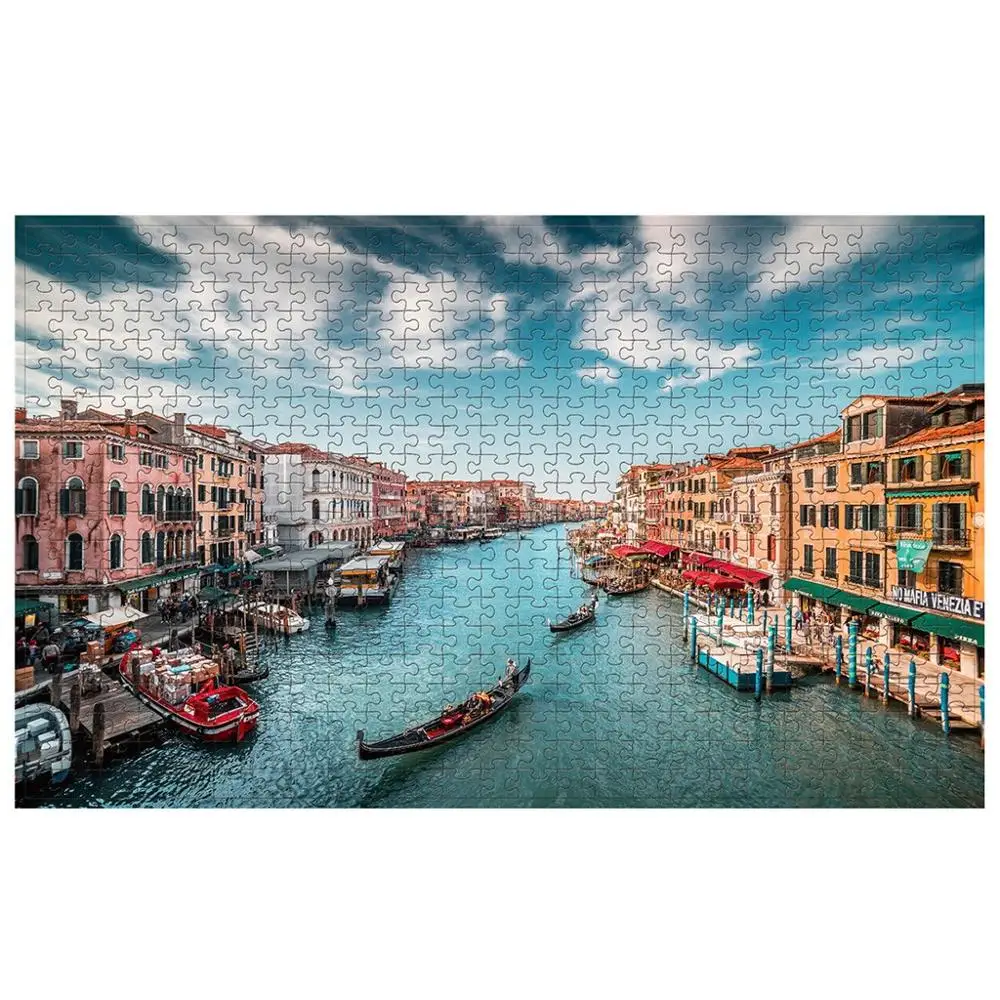 Пазлы для детей и взрослых 500 штук большая игра головоломка интересные игрушки