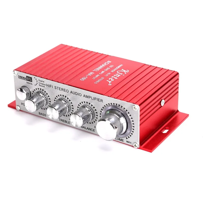 5 шт./лот Kinter MA-180 2-канальный мини Hi-Fi AMP стерео USB автомобильный лодочный аудио