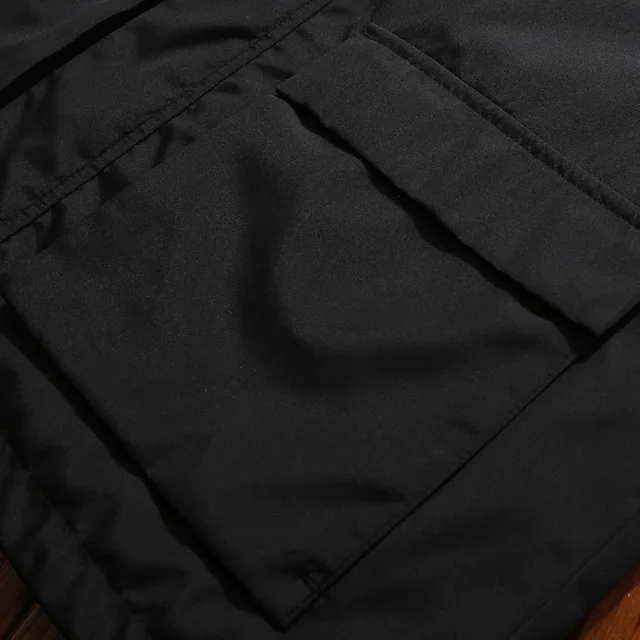 Thicken Fleece Waterproof Winter Vest Mens Multi Pockets Spring Autumn Waistcoat Photographer Mandarin Collar Sleeveless Jacket |
