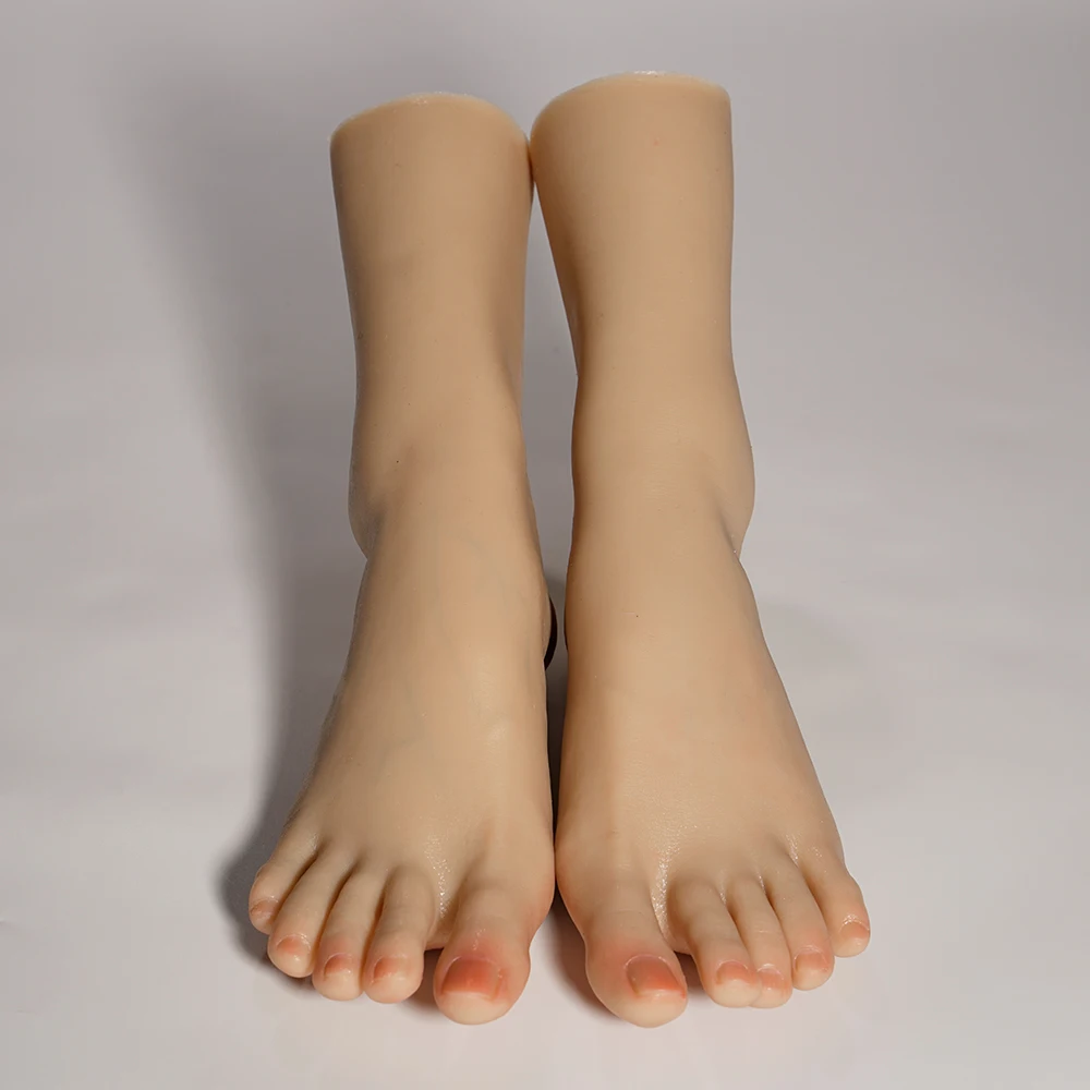 

Realistic Women'S Mannequin Manican Dummy Real Size Feet Fetish Female Body Foot For Socks Silicone Sex Toy Model Fake 37 Yards