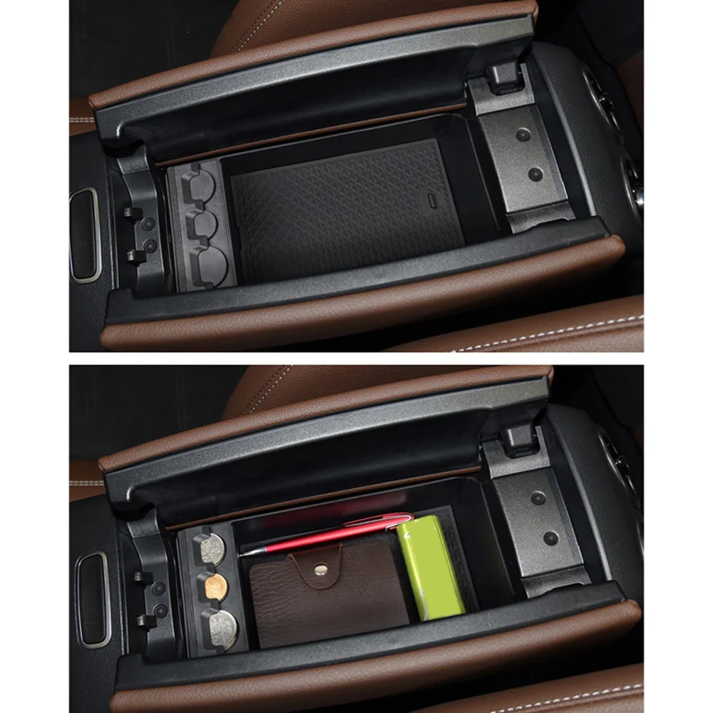 Центральный автомобильный подлокотник для хранения коробка органайзер