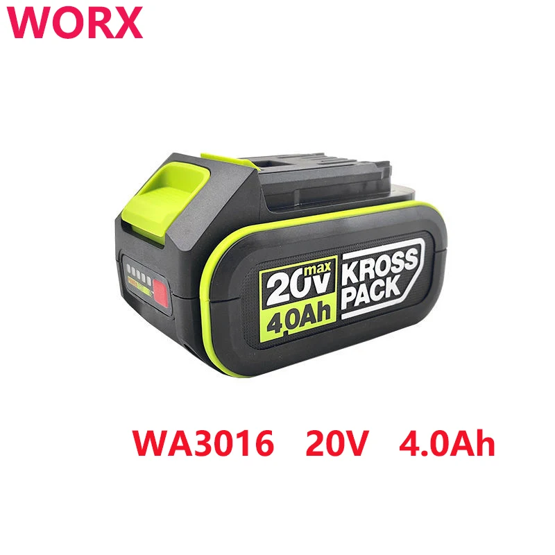 

WORX батарея WA3016 перезаряжаемая литиевая батарея 20V4.0Ah
