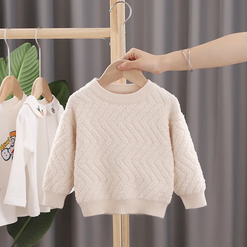 Осенние детские свитера детский вязаный свитер для мальчиков и девочек свитеры с