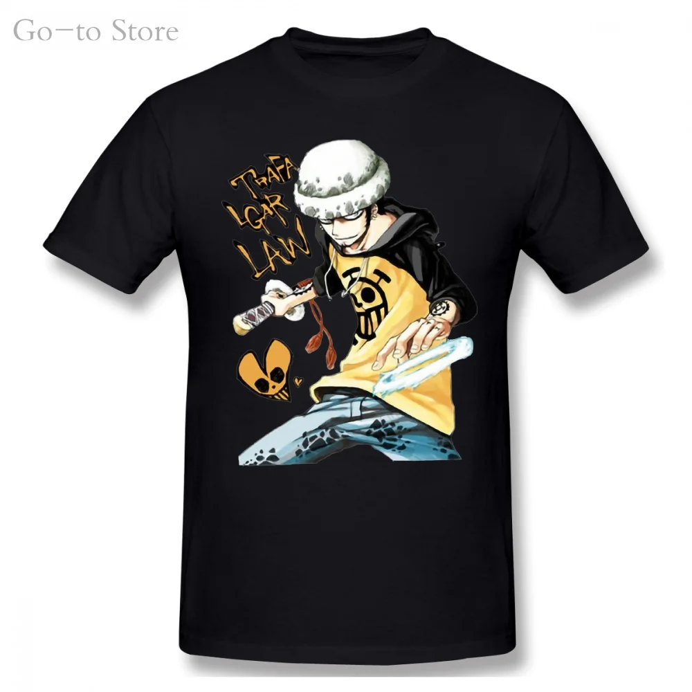 

Fashion Tops Tees Shirts Anime One Piece Law T-shirt Short Sleeve O-Neck TShirt Harajuku Summer 2020