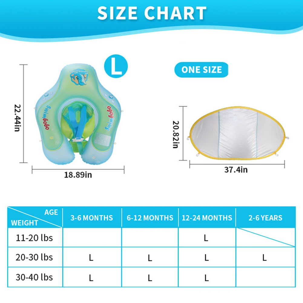 

New Upgrades Baby Swimming Float Inflatable Infant Floating Kids Swim Pool Accessories Circle Bathing Summer Toys Toddler Rings