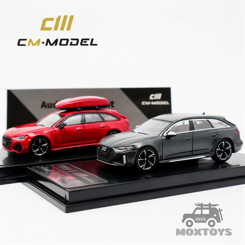 См модель 1:64 RS6 Avant черная/красная литая автомобиля