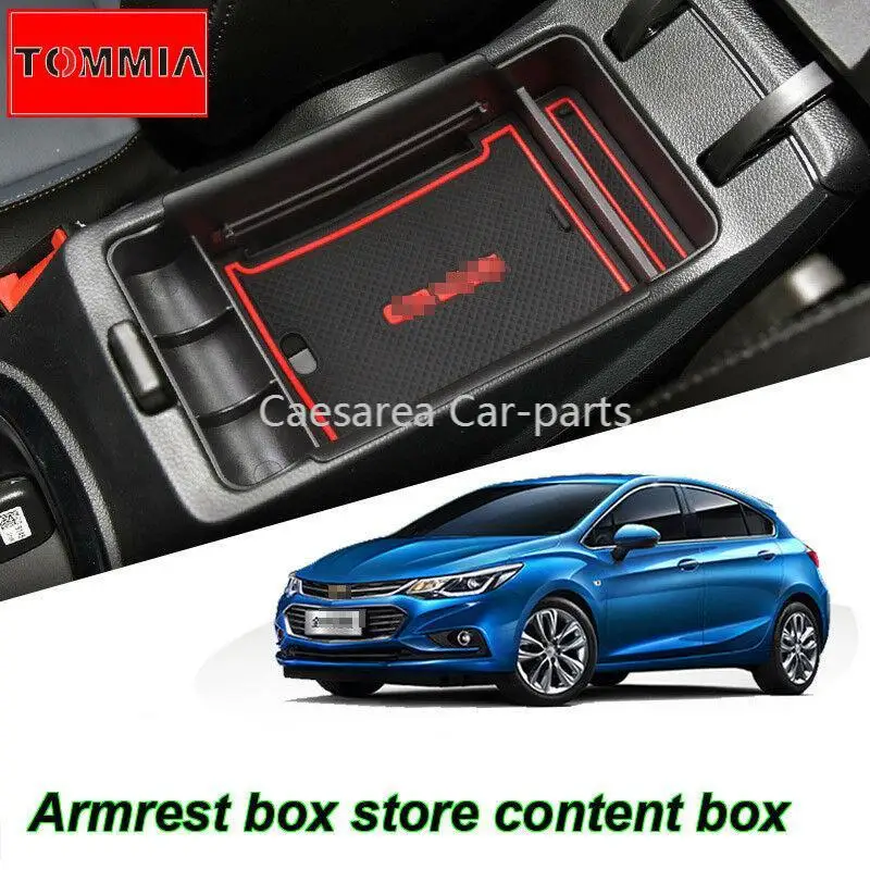 

Car Interior Console Armrest Storage Box Organizer Holder For Chevrolet Cruze