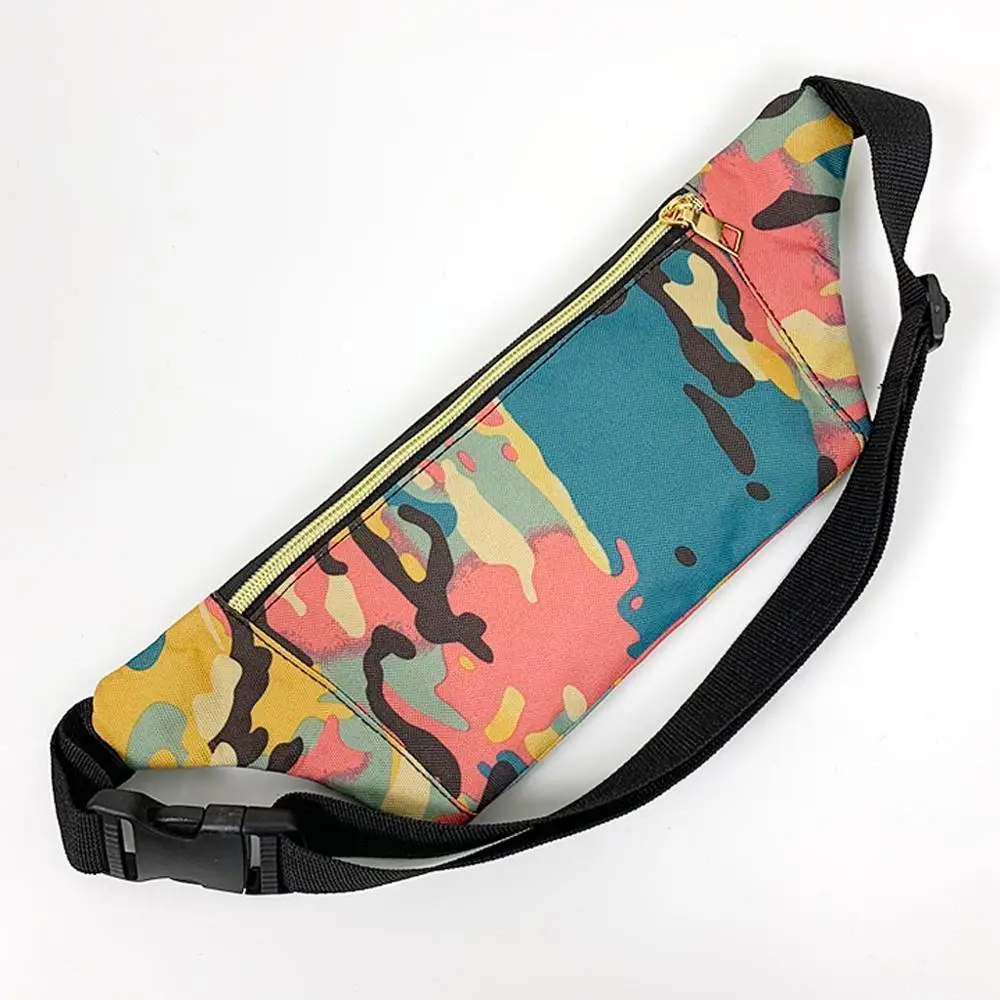 Женская сумка на плечо холщовая поясная кошелек с надписью женская двойной