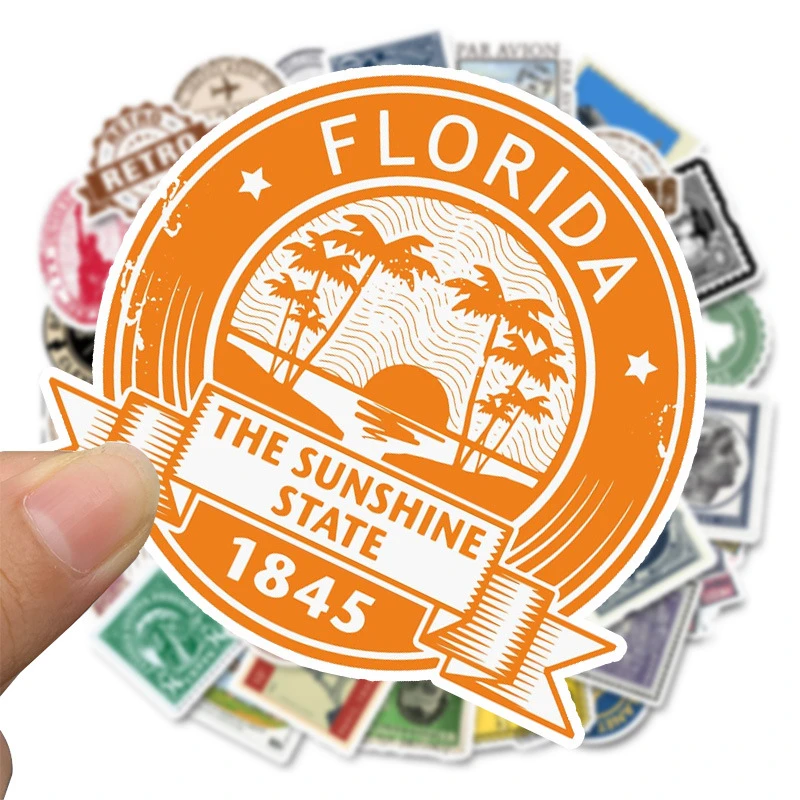 50 шт. виниловые наклейки для ноутбука чемодана холодильника|Наклейки творчества|