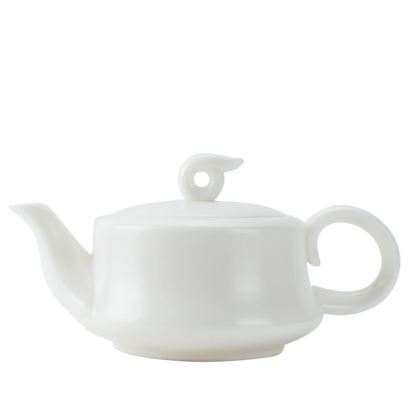 

Винтажный Чайник Из Белого Фарфора, хризантемы, цветок кунг-фу, чайники Oolong Hibiscus Puer Premium Teiera Ceramica teif EH60TP