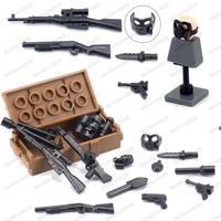 military german army weapons figures ww2 building block assemble accessories army equipment moc child christmas gifts toys model