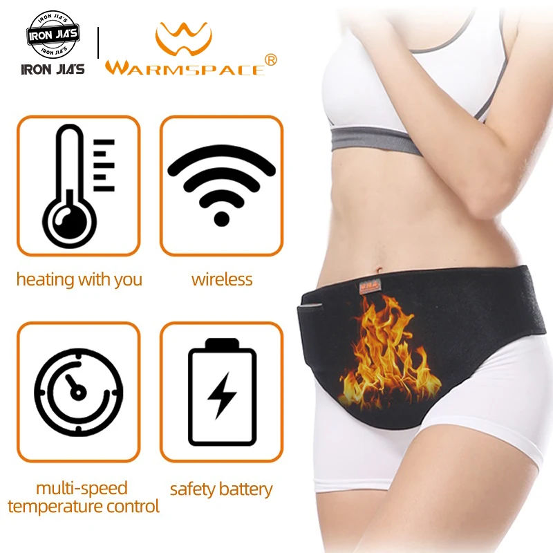 

WARMSPACE 4-10 часов Электрический нагревательный ремень специальный для женщин безопасный перезаряжаемый литиевый аккумулятор регулировка температуры