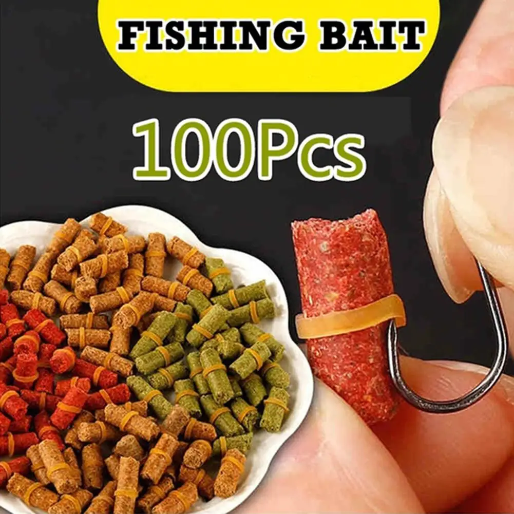 

100Pcs/50pcs Carp Baits River Sea Fishing Tackle Carp Fish Baits Fresh Scent Crucian Grass Lures Fishing Bait Fishing Supply