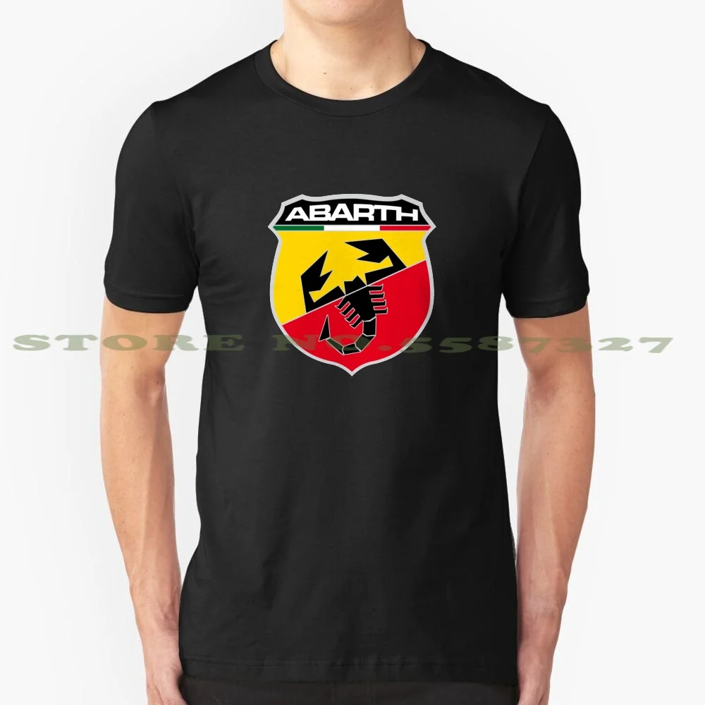 Модная Винтажная Футболка Abarth футболки Scorpion зеленые черные белые красные