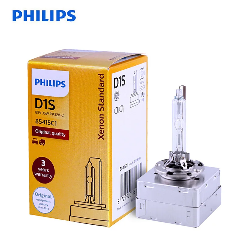 Philips 100% оригинальный D1S Xenon стандарт 85415C1 35 Вт ксеноновая HID фара автомобильная