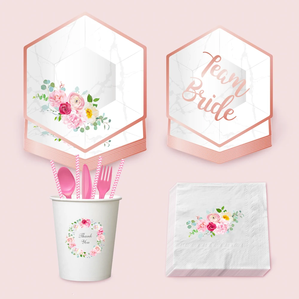 

Милые искусственные украшения, свадебные обеденные десертные тарелки, салфетки, чашки, наборы одноразовой посуды, сувениры на церемонию