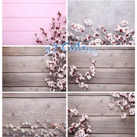 vinyl custom photography backdrops flower and wood planks theme photo studio background 20212fl 18