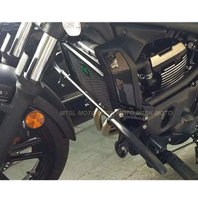 

Motorcycle Black Engine Highway Crash Bar Guard Protector Bumper For 2015-2016 Kawasaki Vulcan VN 650