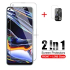 2 в 1, защита экрана Realme 7Pro + стекло для камеры oppo realme 7 pro RMX2151 RMX2103 RMX2170, пленка из закаленного стекла