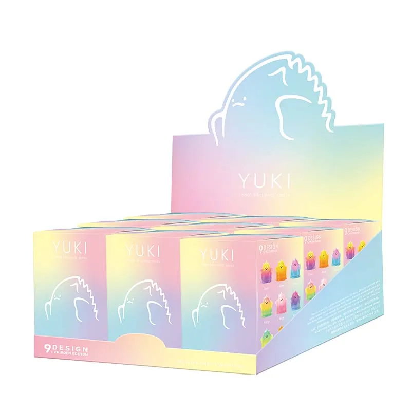 9PCS POP MART YUKI Inner Brilliance серия глухая коробка Кукла бинарная фигурка подарок на день рождения детская игрушка - Цвет: 9PCS