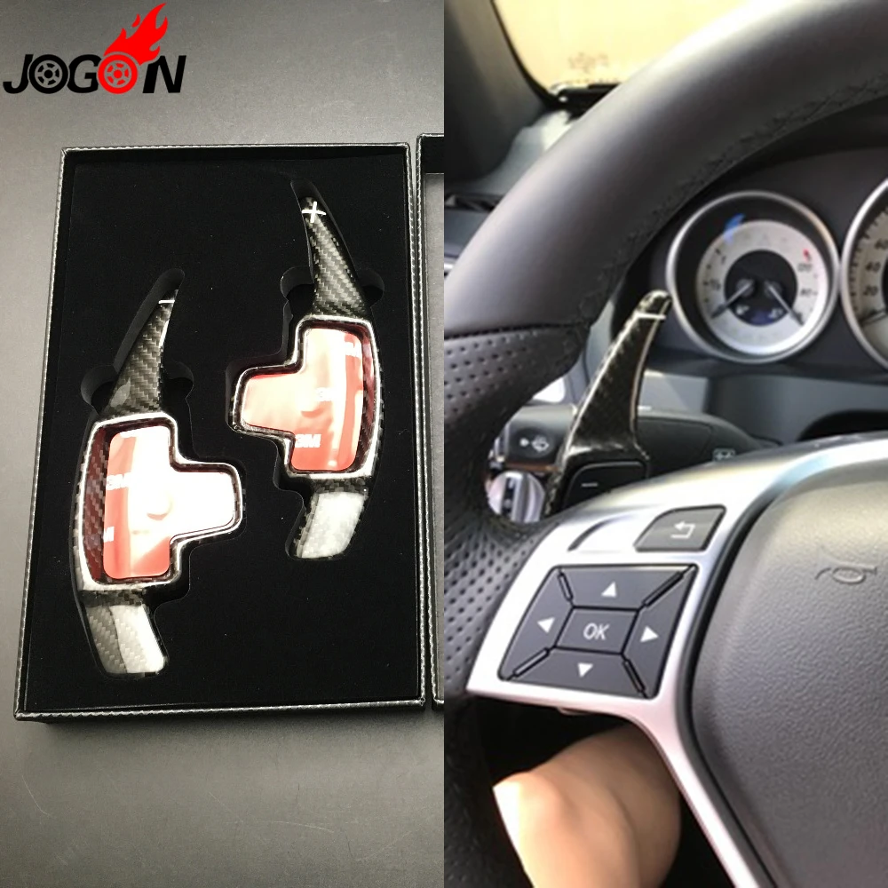 Углеродное волокно для Mercedes Benz A B C E CLA GLA Class W176 W246 W204 W212 C117 X156 весло рулевого колеса