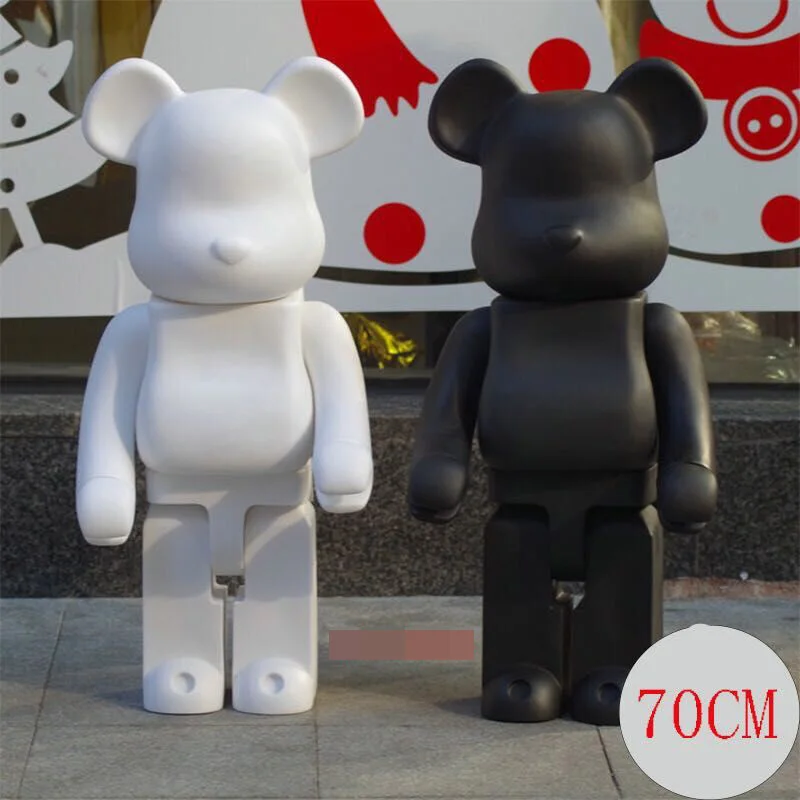 

Large Bearbrick Vinyl Doll Designer Art Toys BearBrick 1000% Action Figure Collections Large Bearbricklys 70CM