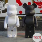 Большие медведи, виниловая кукла, дизайнерские художественные игрушки, кирпичи 1000%, фигурки из коллекции, большие медвежьи кирпичи 70 см