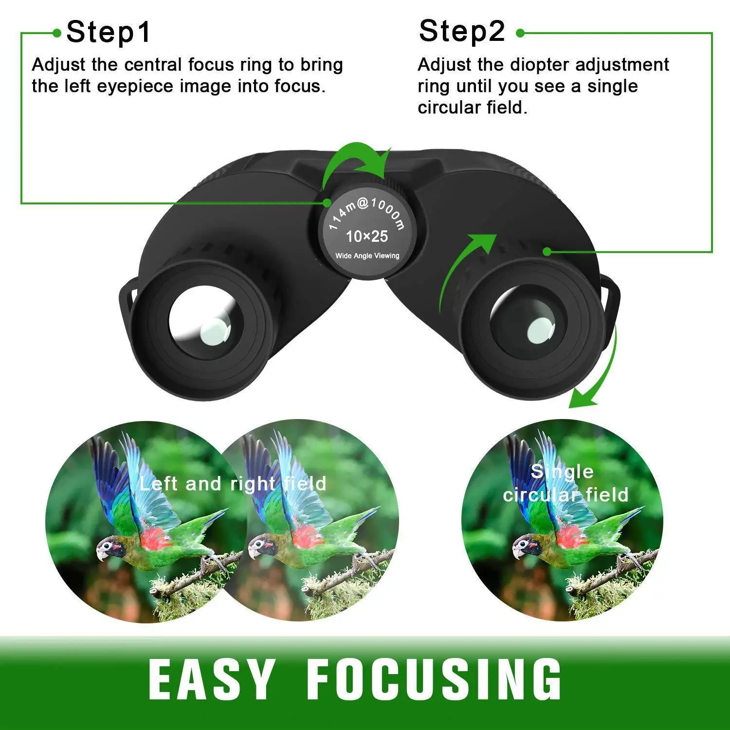 

Professional Binoculars 12x25 Life Waterproof BAK4 Telescope Powerful Binoculars Long Range Outdoor Camping Hunting Equipment