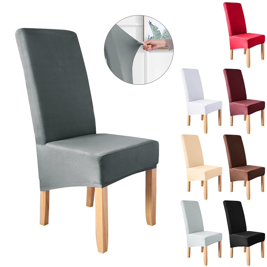 

1/2/4/6 шт., декоративные накидки на стулья, из спандекса