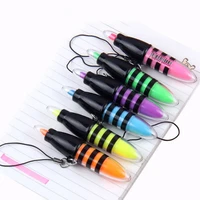 6pcs creative high capacity 6 colors little bee highlighter hand account drawing pen marcador child gift officeschool supplies