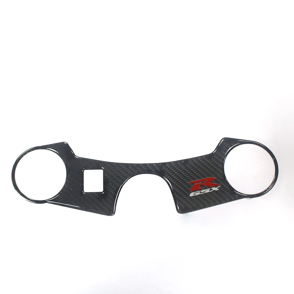 Углеродное волокно мотоцикл наклейка Подушка Трайдент Дерево Клип передний