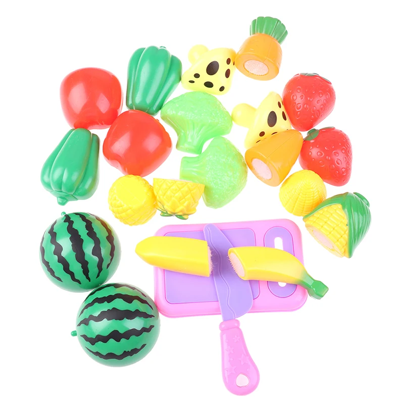 Горячая продажа 7 шт/9 шт Безопасный детский игровой домик игрушка резка фруктов