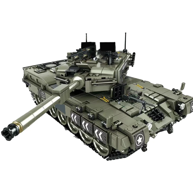 1747 шт. Leopard 2 основная модель боевого танка строительные блоки совместимые с