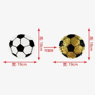 Нашивки с вышивкой Футбол для одежды детская футболка мальчиков и девочек