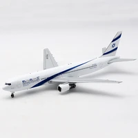1200 Air ISRAEL Airline EL AL airplane 767 B767-300ER 4X-EAJ model with base landing gear alloy aircraft plane model toy