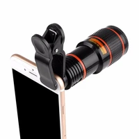 8x phone len telescope portable mobile phone telephoto camera lens with universal clip for smartphone