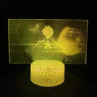 Лампа с 3d изображением, аниме, юдзюцу, Kaisen, Gojo Satoru, светодиодный ночсветильник для декора комнаты, меняющая цвет, прикроватная лампа