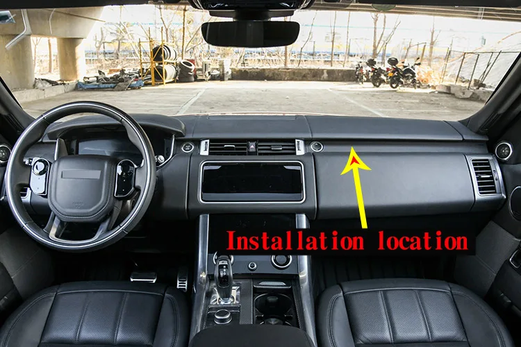 Настоящие углеродного волокна пассажирские украшения для Range Rover Sport RR Sport- левосторонние аксессуары