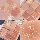 Матовое стекло с перламутровым эффектом палитра теней для век 9 цветов водостойкие блестящие натуральные нюдовые матовые тени для век стойкая палитра для макияжа глаз