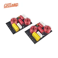ghxamp 2 way tweeter bass speaker crossover 30w 3 0khz two way divider treble woofer frequency divider standard 12dboct 2pcs