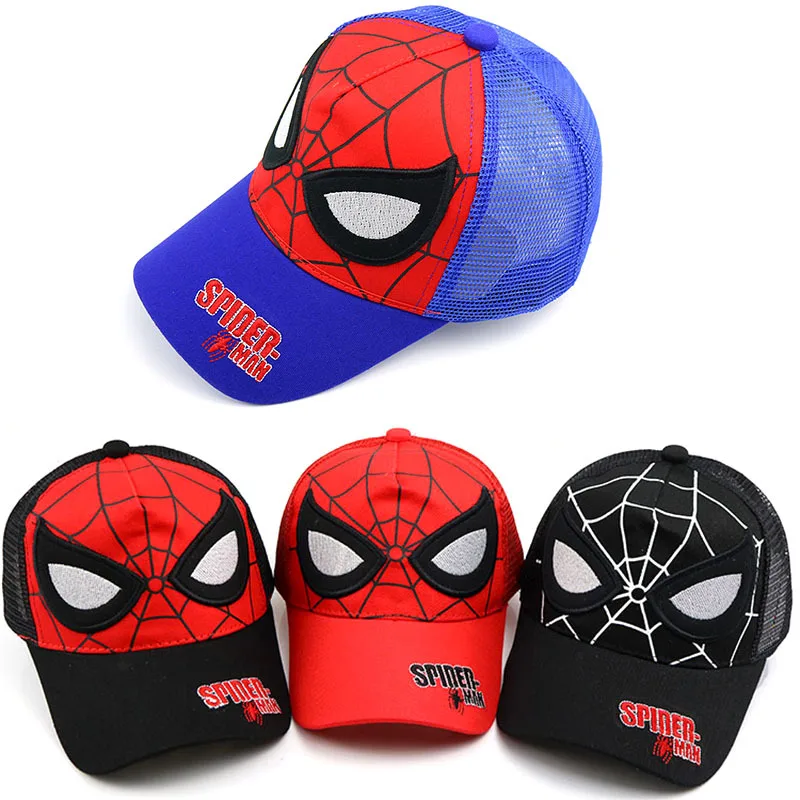 

Summer Childrens Hip Hop Hat Cartoon Outdoor Net Caps Letter Embroidery Baseball Cap Boys Girls Adjustable Outdoor Shade Hats